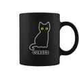 Funny Scary Halloween Cursed Black Cat Gift Coffee Mug