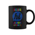 Funny Spelling School Starter Alphabet Abc Says Hi Coffee Mug