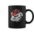 Georgia Bulldog Black Solid Coffee Mug