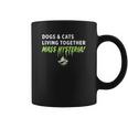 Ghostbusters Dogs And Cats Living Together Coffee Mug