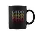 Gilda Retro Wordmark Pattern Vintage Style Coffee Mug