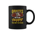 Giraffes Make Me Happy Giraffe Lover Gift Coffee Mug