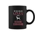 This Girl Loves Her Redbone Coonhound Dog Lover Coffee Mug