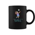 Girls Volleyball Sloth Womens I Only Wake Up To Spike Coffee Mug