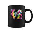 Girls Volleyball Tie Dye Love Colorful For Teenagers Coffee Mug