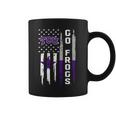 Go Tcu Horned Frogs American Flag Coffee Mug