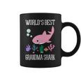 Grandma Gift Worlds Best Grandma Shark Coffee Mug