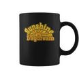 Grateful Sunshine Daydream Sunflower Rock Coffee Mug