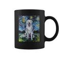 Great Pyrenees Full Version Starry Night Dog Art Coffee Mug