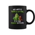 Grinch All I Need Is Books And My Dog It’S Too Peopley Outside Christmas Coffee Mug