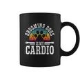 Grooming Dogs Is My Cardio Pet Groomer Furologist Fur Artist Gift Graphic Design Printed Casual Daily Basic Coffee Mug