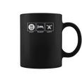 Guerrilla Eat Sleep Lift Weightlifting Workout Gear Red Coffee Mug