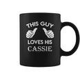 This Guy Loves His Cassie Gift Valentine Heart Belongs Coffee Mug