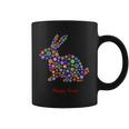 Happy Easter Bunny Rabbit Flowers Logo Coffee Mug