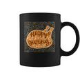 Happy Thanksgiving Day Turkey Pumpkin Logo Coffee Mug