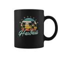 Honolulu Hawaii Aloha Hula Retro Vintage Sunset Summer Beach Coffee Mug