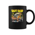 Hot Rod 55 Gasser Blown Jacked Up Flames Car Coffee Mug