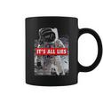 Its All Lies Fake Moon Coffee Mug