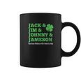 Jack Jim Johnny Jameson Four Fathers Of St Patricks Coffee Mug