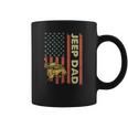 Jeep Dad American Flag Fars Day 4Th Of July Coffee Mug