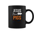 Jesus Then Pigs Fun Christian Piggy Pets Humor Coffee Mug