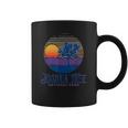 Joshua Tree National Park Vintage Artistic Sunset Mountains Coffee Mug