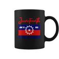 Juneteenth Celebrate Freedom Red White Blue Free Black Slave Coffee Mug