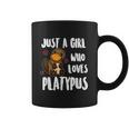 Just A Girl Who Loves Platypus Funny Platypus Costume Graphic Design Printed Casual Daily Basic Coffee Mug