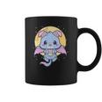 Kawaii Pastel Goth Cute Creepy Bat Dog Coffee Mug