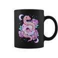 Kawaii Pastel Goth Cute Creepy Skull Serpent Snake Roses Men Women T-Shirt Graphic Print Casual Unisex Tee Coffee Mug