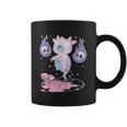 Kawaii Pastel Goth Cute Creepy Strawberry Milk Ghost Cow Graphic Design Printed Casual Daily Basic Coffee Mug