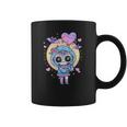 Kawaii Pastel Goth Cute Creepy Sugar Skull Anime Coffee Mug