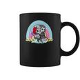 Kawaii Pastel Goth Unicorn And Grim Reaper Creepy Unicorn Coffee Mug