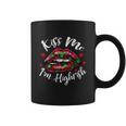 Kiss Me Im Highrish Stoner Marijuana Weed Lover 420 Gift Graphic Design Printed Casual Daily Basic Coffee Mug