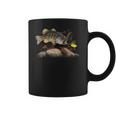 Largemouth Bass Chasing A Vertical Fishing Lure Coffee Mug