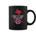 Living In Texas With Ole Miss Roots Coffee Mug