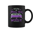 The Long And Winding Road Is Worth It Funny Purpil Van Camping It Gifts Coffee Mug