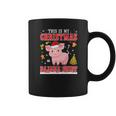 Lovely Pig On Snow Gilf This Is My Christmas Pajama Coffee Mug