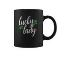 Lucky Lady St Patricks Day Dark Heather Coffee Mug