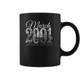 March 2001 Tee 21 Years Old 2001 21St Birthday Gift Coffee Mug