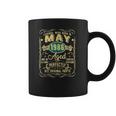 May 1986 35 Th Birthday Gift 35 Years Old Men Women Coffee Mug