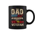 Mens Dad Grandpa Husband Us Flag Vietnam Veteran Father Day Coffee Mug