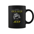 Mens Funny Jeep Tshirt Old Man With A Jeep Tee Coffee Mug