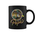 Mens Reel 1 Papa Best Father Dad Fishing Coffee Mug