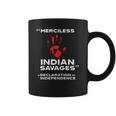 Merciless Indian Savages – Declaration Of Independence Blood Hand Coffee Mug