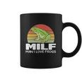 Milf Man I Love Frogs Funny Saying Frog Lovers Graphic Design Printed Casual Daily Basic Coffee Mug