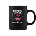 Mommy Shark Of Two Announcement Mothers Day Gift Coffee Mug