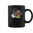 The Mountain Pet Pug Rainbow Pug Coffee Mug