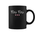 Nai Nai Chinese Grandma Grandmother Cute Pink Hearts Nai Nai Gift Coffee Mug