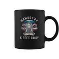 Namastay 6 Feet Away Social Distancing Design Coffee Mug